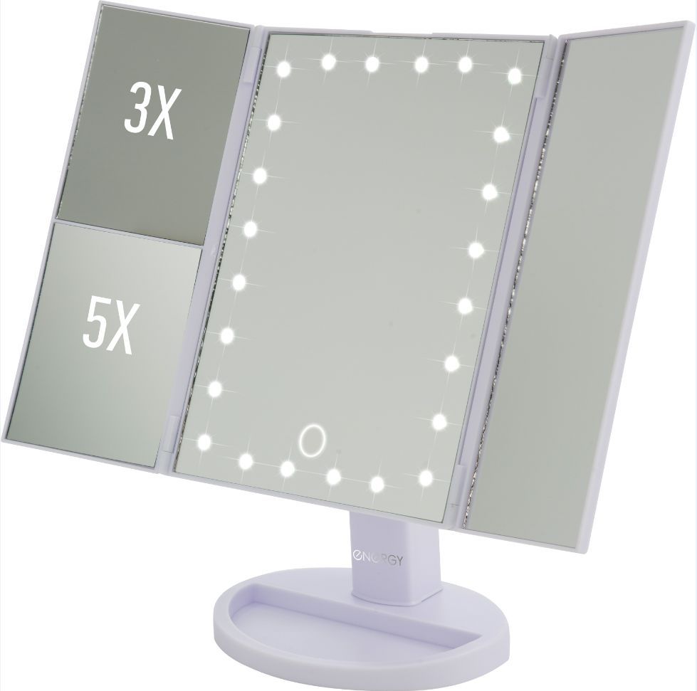 Зеркало косметическое Energy EN-799Т, LED подсветка (159947)