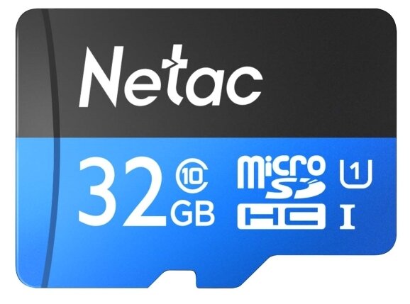 Карта флэш-памяти Netac MicroSD P500 Standard 32GB