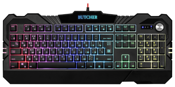 Клавиатура Defender Butcher GK-193DL RU Black USB