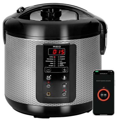Мультиварка Red Solution RMC-M225S черный/металл