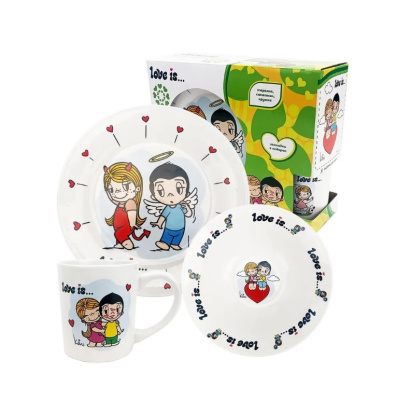 Набор посуды детский Love is 309929