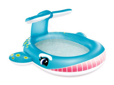Бассейн надувной Intex 57440 "Кит" (201х196х91 см)