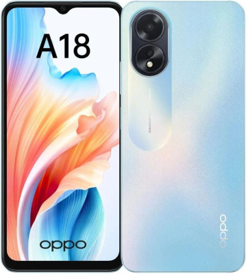 Смартфон Oppo A18 4/128Gb Blue