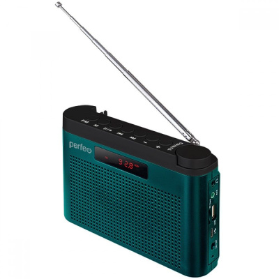 Радиоприёмник Perfeo Тайга I70BL FM+ 66-108МГц Морской синий