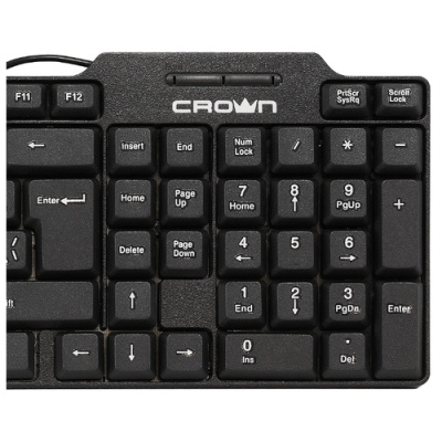 Клавиатура CROWN CMK-485 Black USB