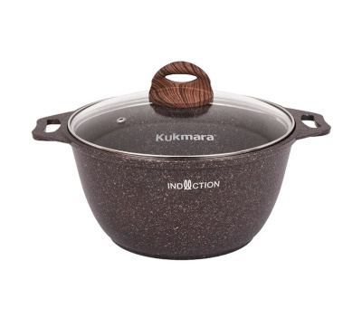 Кастрюля Kukmara Granit Ultra Induction red 2 л кгаи22а