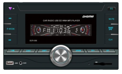 Автомагнитола Digma DCR-550