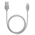 USB кабель Deppa USB - Micro USB AlumNylon Silver (1,2м)