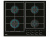 Газовая варочная поверхность Teka GBC 64100 KBN Black