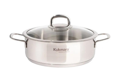 Сотейник Kukmara Safia 3,1л/24 см со стекл. крышкой SF-STP3124G