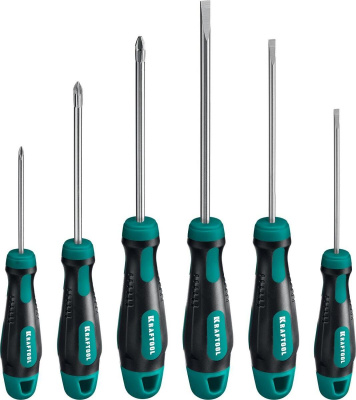 Набор отверток KRAFTOOL Х-Drive-6, 6 шт.