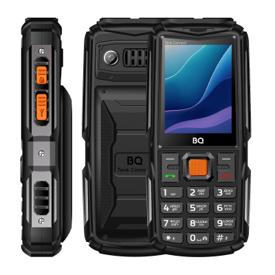 Мобильный телефон BQ 2430L Tank Connect Black+Gunmetal