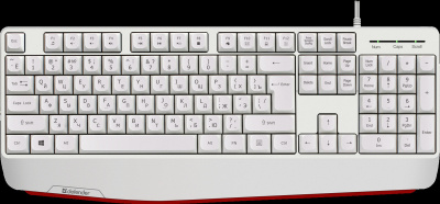 Клавиатура Defender HB-546 Atom RU (USB) White