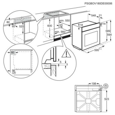 Электрический духовой шкаф Electrolux COE7P31B
