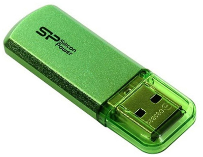 USB накопитель 16Gb USB2.0 Silicon Power Helios 101 Green