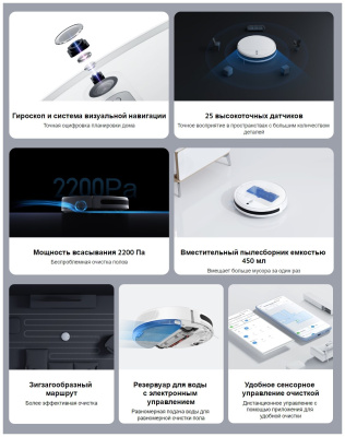 Пылесос Xiaomi Mi Robot Vacuum-Mop 2 Lite