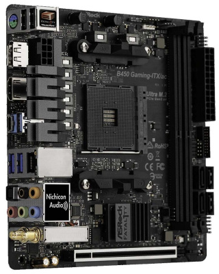 Материнская плата Asrock B450 Gaming-ITX/AC AM4 mITX Retail