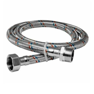 Шланг сантехнический для воды ЗИП-ФЛЕКС 60 см, 1/2", Г/Ш