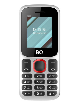 Мобильный телефон BQ 1848 Step+ White Red