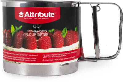 Кружка-сито Attribute Viva ATV804 1000 мл 10 см