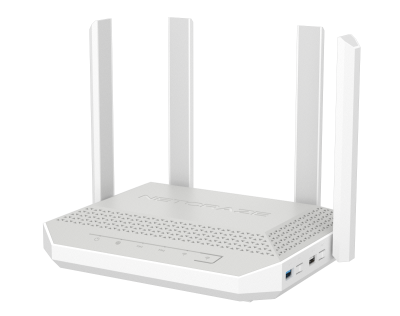 Беспроводной роутер Netcraze Giga AX3000 White