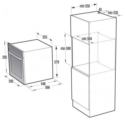 Электрический духовой шкаф Gorenje BOP798S54X
