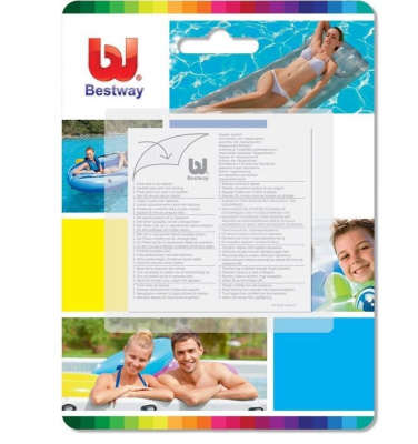 Ремкомплект Bestway 62068 (6.5х6.5см, самоклеящиеся заплатки, 10шт)