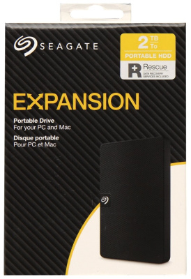 Внешний жесткий диск Seagate Expansion Portable USB 3.1 Black (STKM2000400) 2Tb