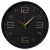 Часы настенные Рубин круг d=30см, корпус чёрный, "Классика" Часы настенные Рубин круг d=30см, корпус чёрный, "Классика"