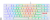 Клавиатура Redragon Anubis RGB Беспроводная Механическая (Wireless USB+BT) White