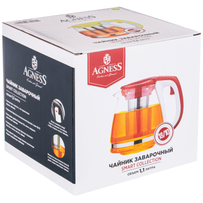 Заварочный чайник Agness 884-005 1100 мл