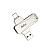 USB накопитель 128Gb USB3.0 Netac U782C Dual Type-C+USB Silver