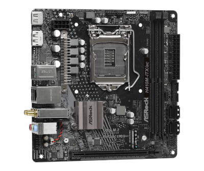 Материнская плата Asrock H410M-ITX/AC LGA1200 ITX Retail