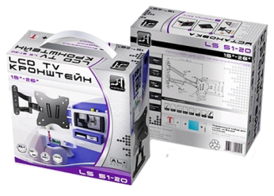 Кронштейн Algenium LS 51-20 для 15-26" черный