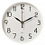 Часы настенные Рубин круг d=19,5см, корпус белый, "Классика"