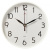 Часы настенные Рубин круг d=19,5см, корпус белый, "Классика"