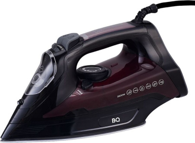 Утюг BQ SI1003 Черный-Винный Красный