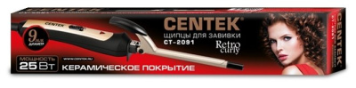 Стайлер CENTEK CT-2091 черный/бронза
