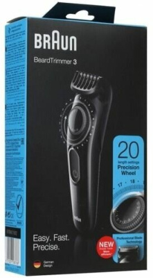 Триммер Braun BT 3222 Black