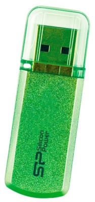 USB накопитель 16Gb USB2.0 Silicon Power Helios 101 Green