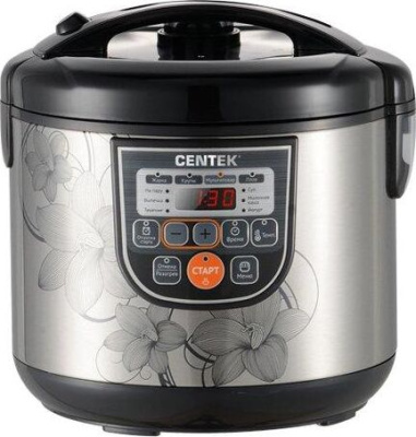 Мультиварка CENTEK CT-1498 (чёрный, сталь)