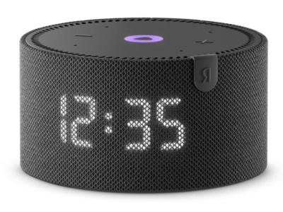 Умная колонка Yandex Станция Мини Плюс c часами Black