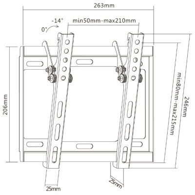 Кронштейн Benatek PLASMA-55-AB