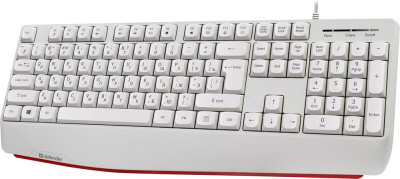 Клавиатура Defender HB-546 Atom RU (USB) White