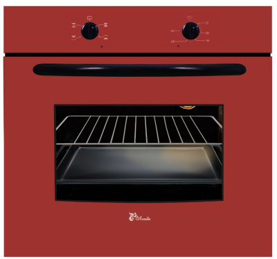 Электрический духовой шкаф Лысьва ДЭВ 501 красный