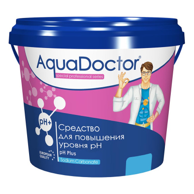 Гранулы AquaDoctor, PH Плюс, 1кг ведро