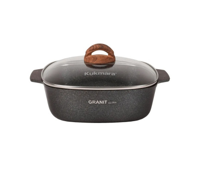 Кастрюля-жаровня Kukmara Granit Ultra original 5 л жкго52а