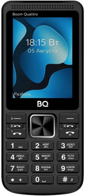 Мобильный телефон BQ 2455 Boom Quattro Чёрный