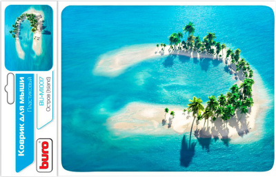 Коврик для мыши Buro BU-M10017 Остров