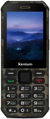 Мобильный телефон XENIUM X300 Green Camouflage